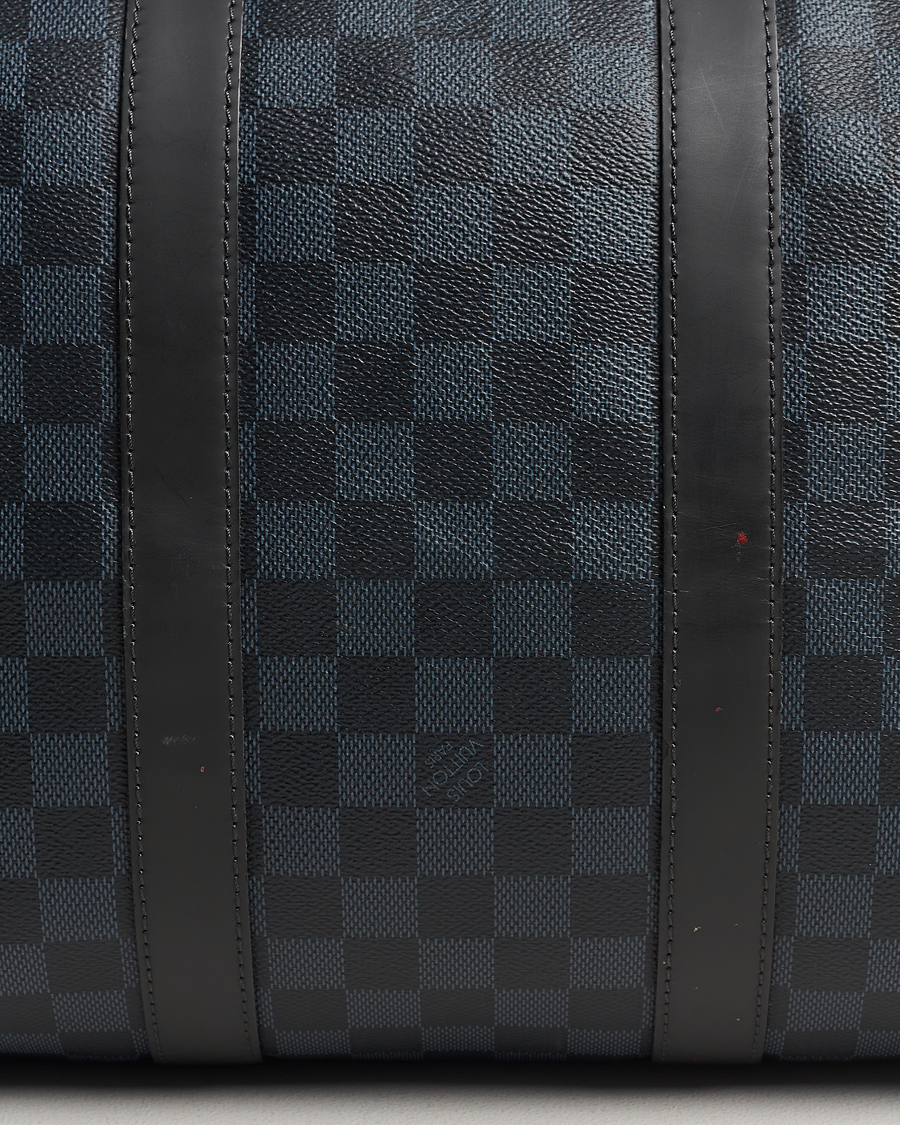 Herr | Louis Vuitton Pre-Owned Keepall Bandoulière 45 Damier Graphite | Louis Vuitton Pre-Owned | Keepall Bandoulière 45 Damier Graphite