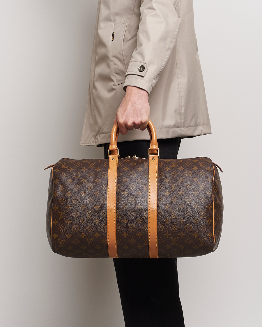 Herr | Louis Vuitton Pre-Owned Keepall 45 Bag Monogram | Louis Vuitton Pre-Owned | Keepall 45 Bag Monogram