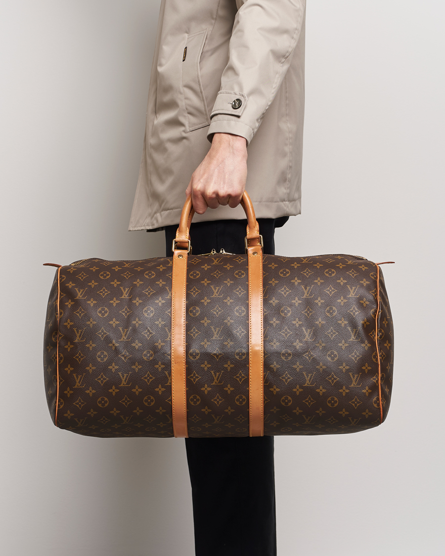 Herre | Pre-Owned & Vintage Bags | Louis Vuitton Pre-Owned | Keepall 55 Bag Monogram 