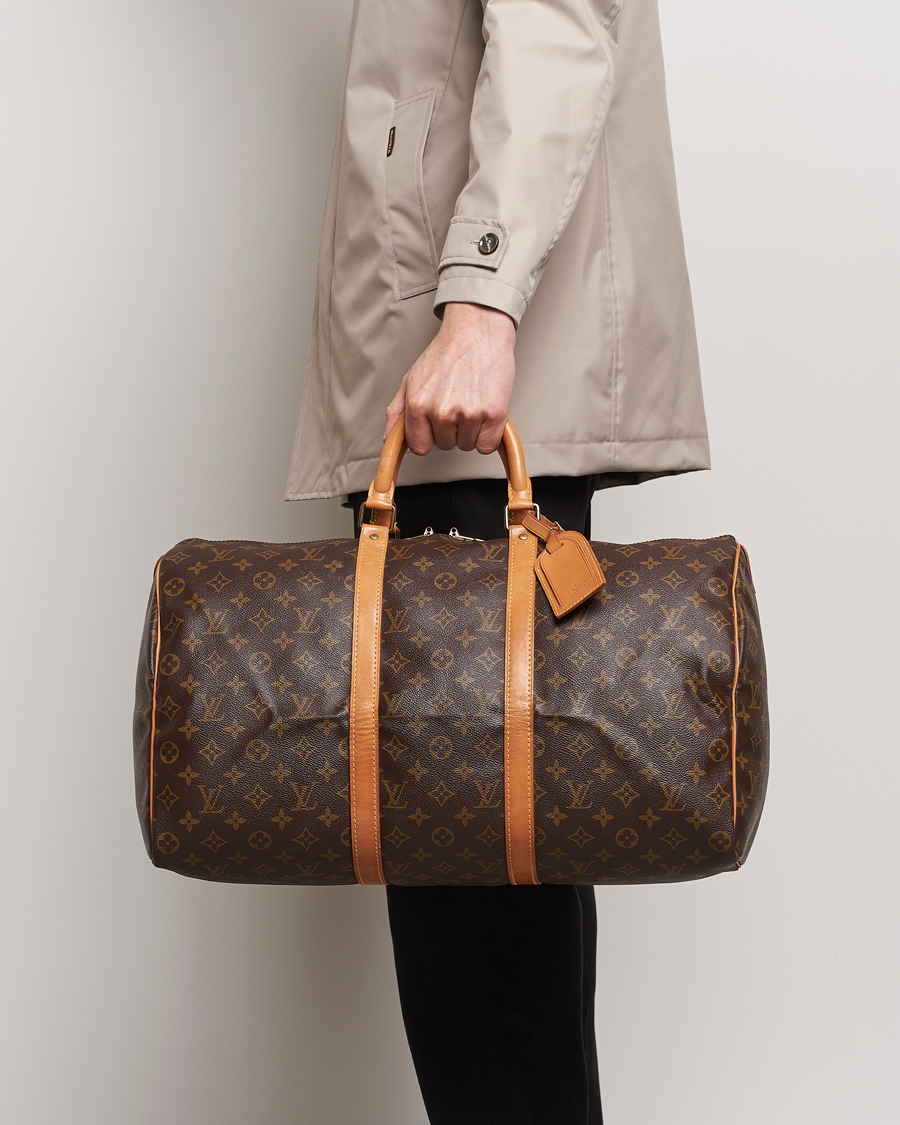 Herr | Pre-Owned & Vintage Bags | Louis Vuitton Pre-Owned | Keepall 50 Bag Monogram 