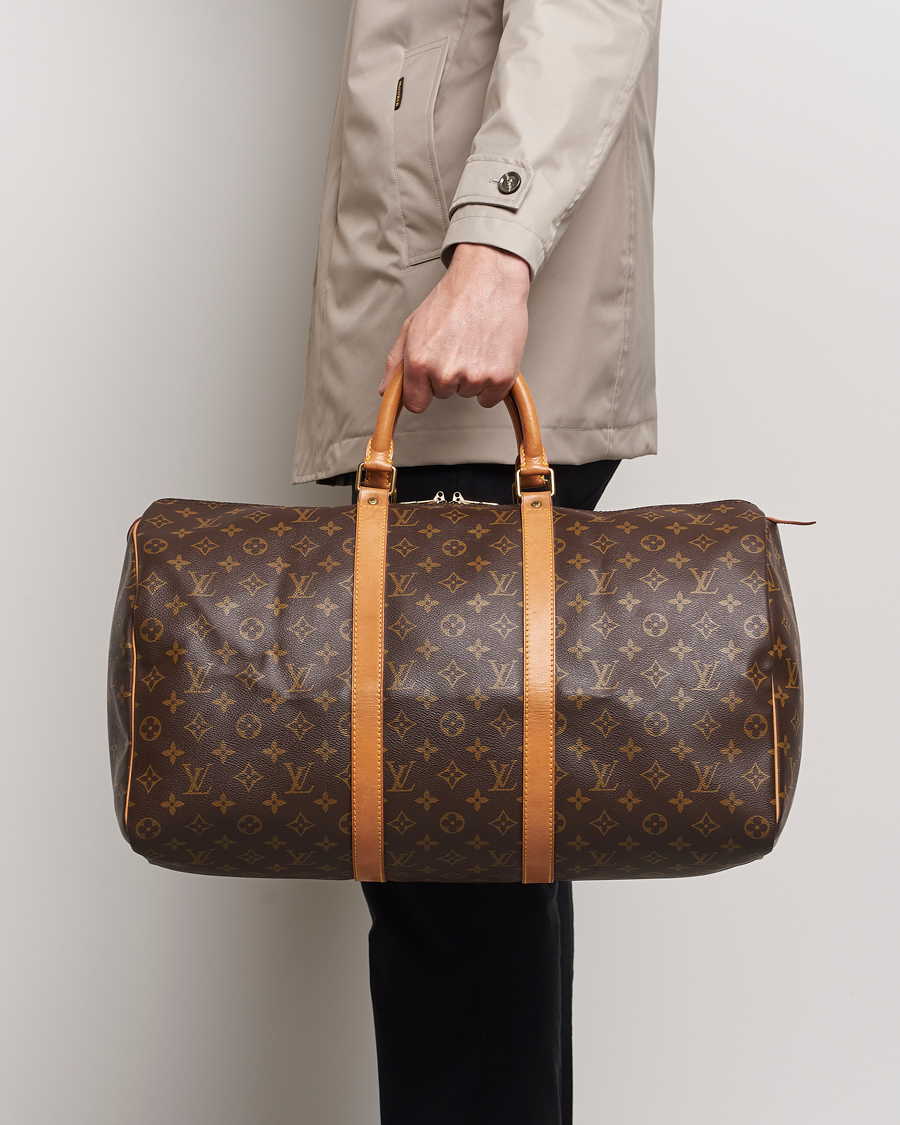 Herr | Louis Vuitton Pre-Owned Keepall 50 Bag Monogram | Louis Vuitton Pre-Owned | Keepall 50 Bag Monogram