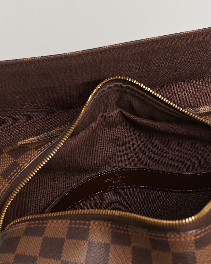 Herr | Louis Vuitton Pre-Owned Naviglio Messenger Bag Damier Ebene | Louis Vuitton Pre-Owned | Naviglio Messenger Bag Damier Ebene