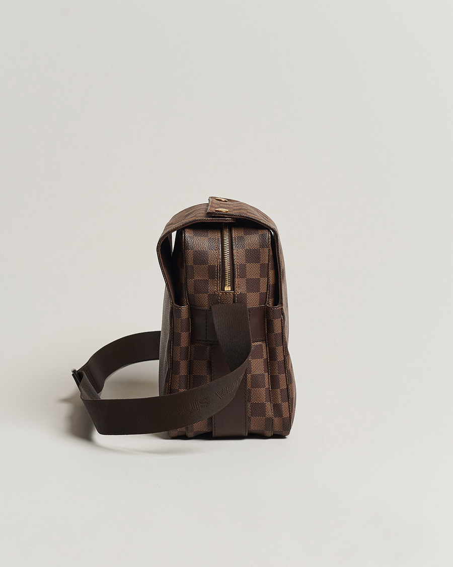 Herr | Louis Vuitton Pre-Owned Naviglio Messenger Bag Damier Ebene | Louis Vuitton Pre-Owned | Naviglio Messenger Bag Damier Ebene