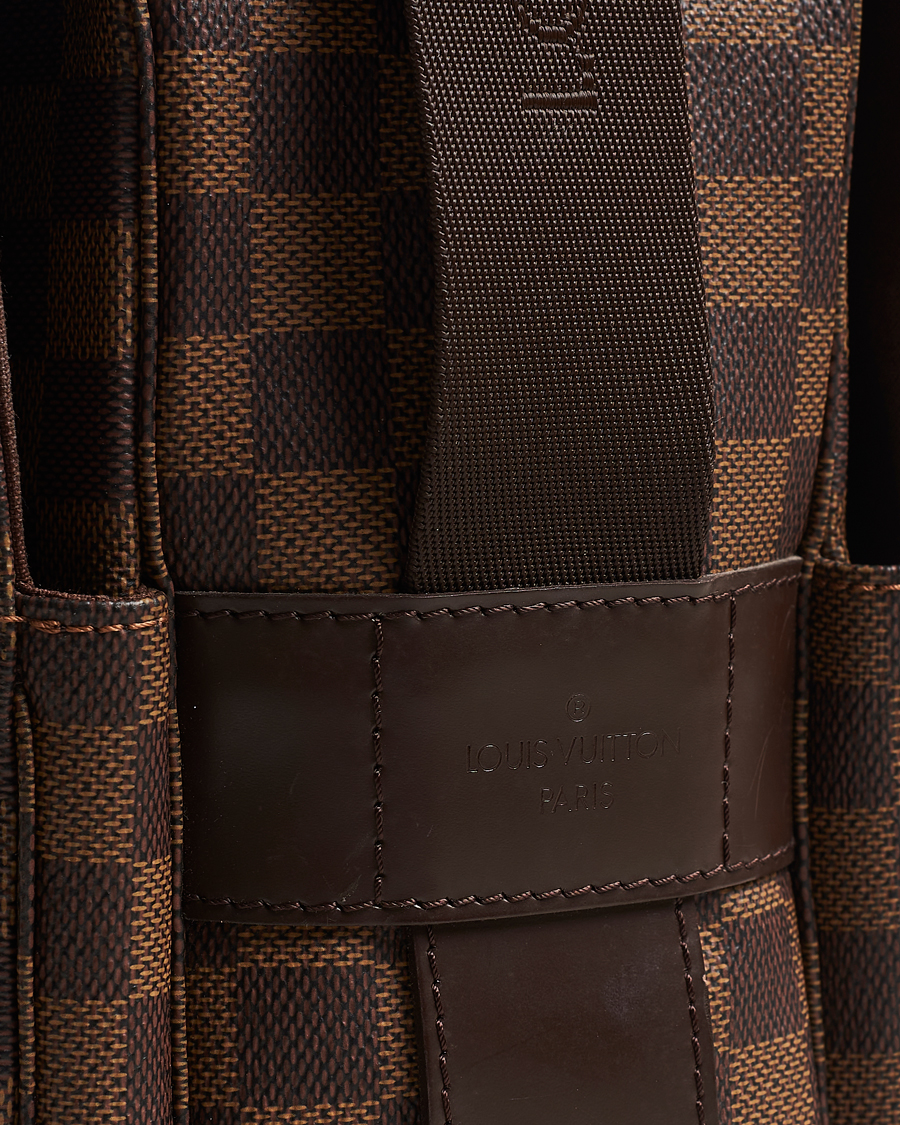 Herr | Louis Vuitton Pre-Owned Naviglio Messenger Bag Damier Ebene | Louis Vuitton Pre-Owned | Naviglio Messenger Bag Damier Ebene