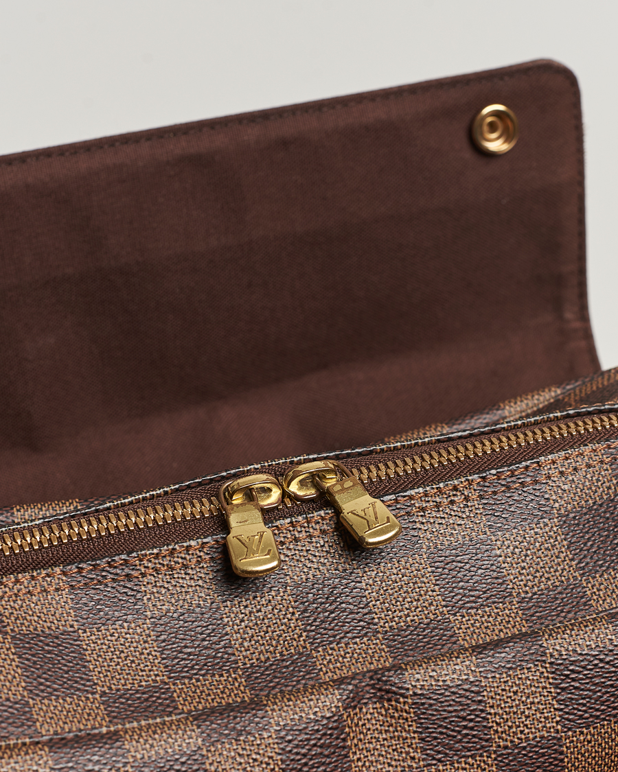 Herr | Louis Vuitton Pre-Owned Naviglio Messenger Bag Damier Ebene | Louis Vuitton Pre-Owned | Naviglio Messenger Bag Damier Ebene