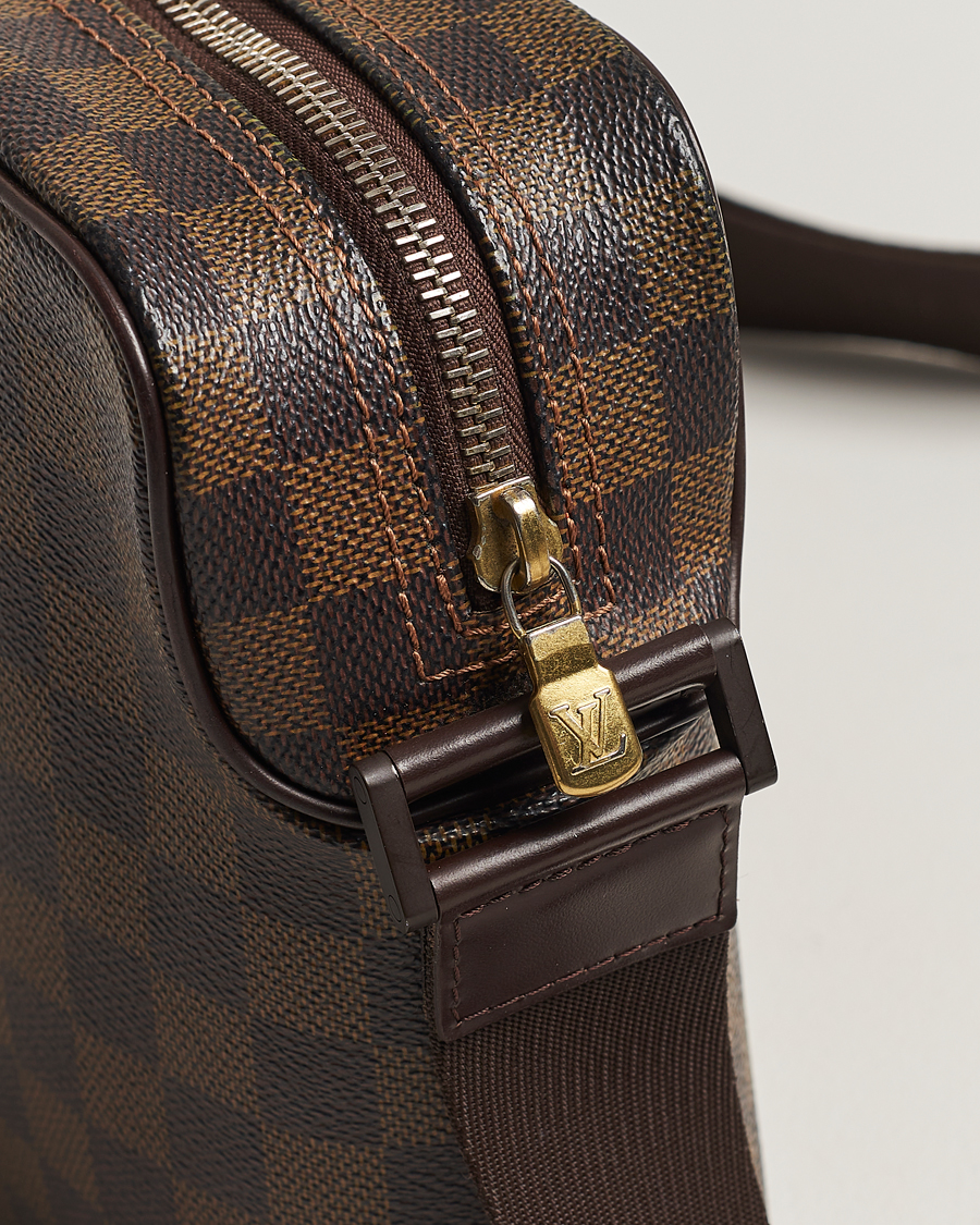 Herr | Louis Vuitton Pre-Owned Olaf Shoulder Bag Damier Ebene | Louis Vuitton Pre-Owned | Olaf Shoulder Bag Damier Ebene