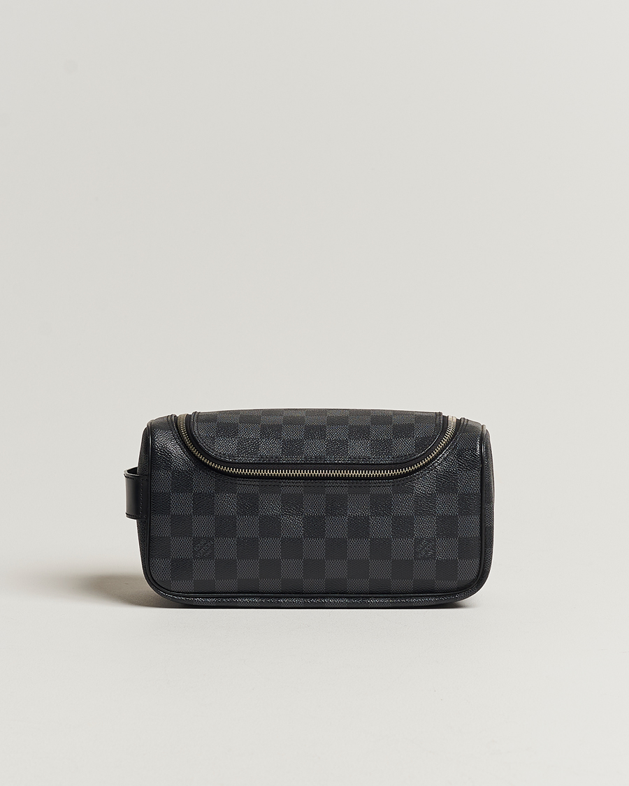 Herr | Louis Vuitton Pre-Owned Toiletry Bag Damier Graphite | Louis Vuitton Pre-Owned | Toiletry Bag Damier Graphite