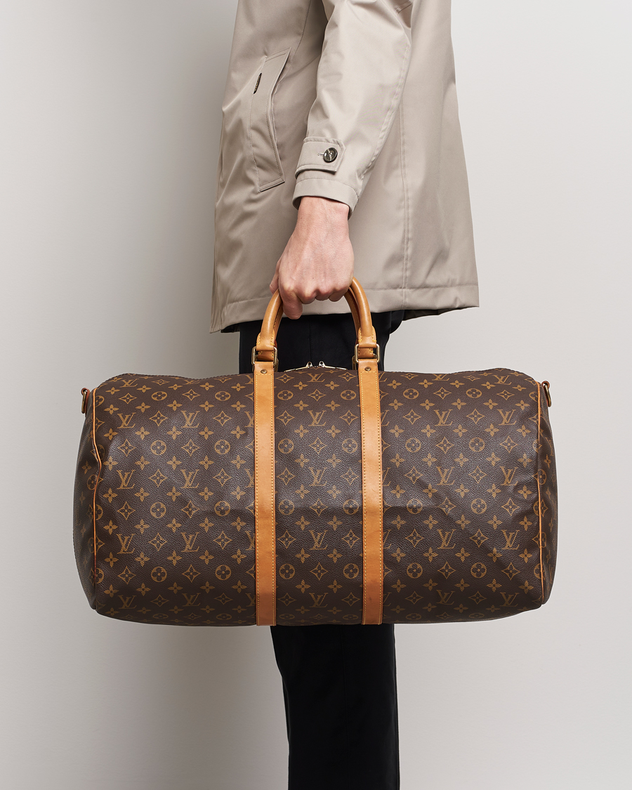 Herr | Pre-Owned & Vintage Bags | Louis Vuitton Pre-Owned | Keepall Bandoulière 55 Monogram 