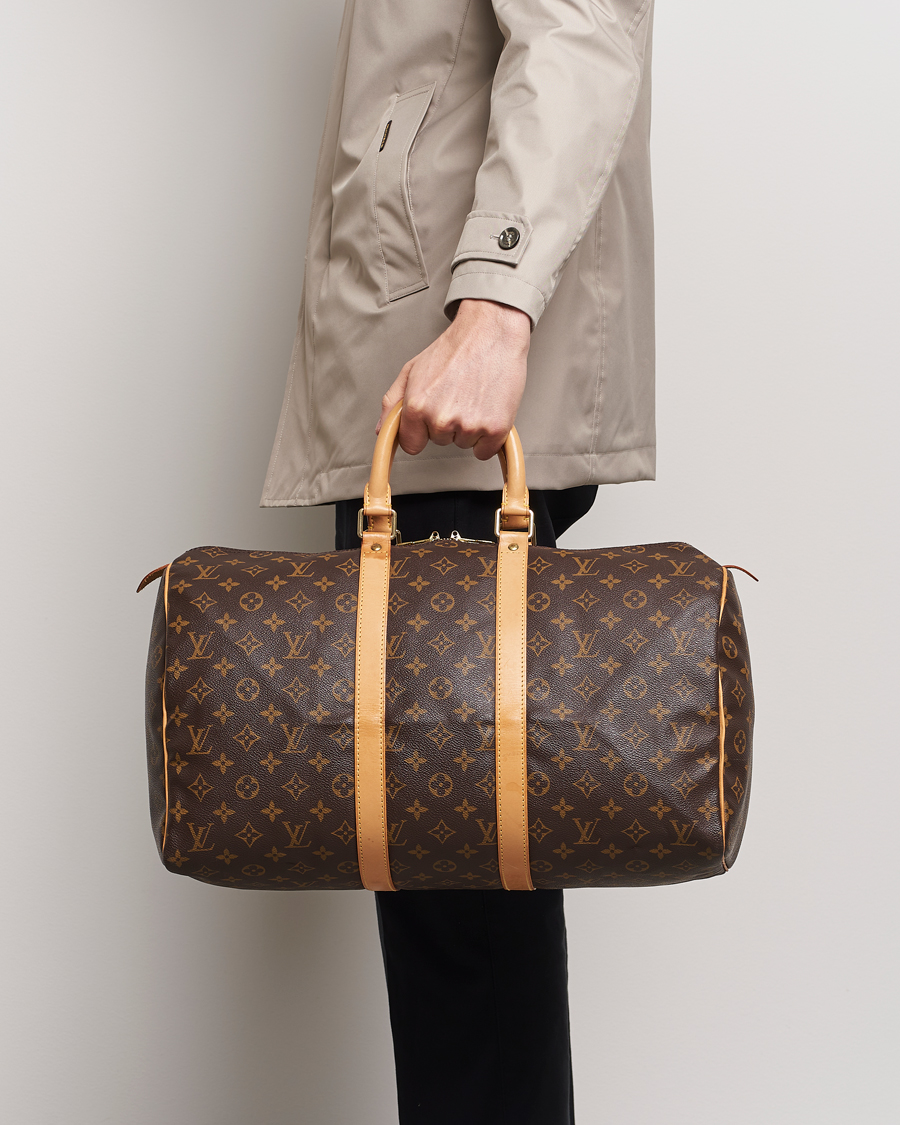 Herr | Pre-Owned & Vintage Bags | Louis Vuitton Pre-Owned | Keepall 45 Bag Monogram 