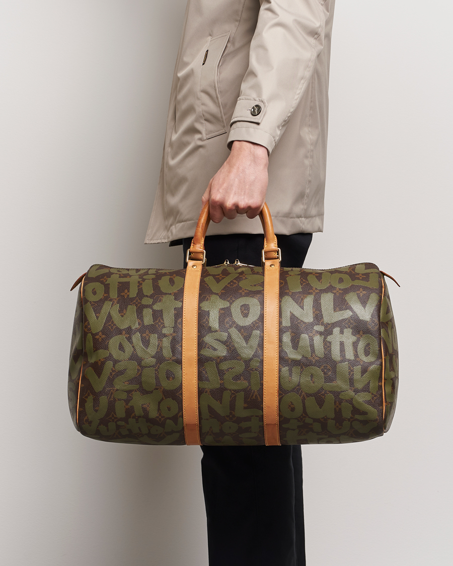 Herr | Pre-owned Accessoarer | Louis Vuitton Pre-Owned | Keepall 50 Bag Graffiti 