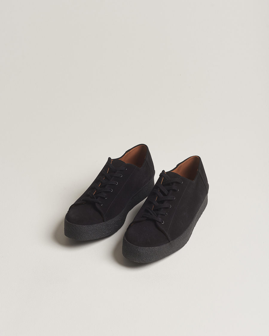 Herr | Best of British | Sanders | Ash Suede Monkey Shoe Black