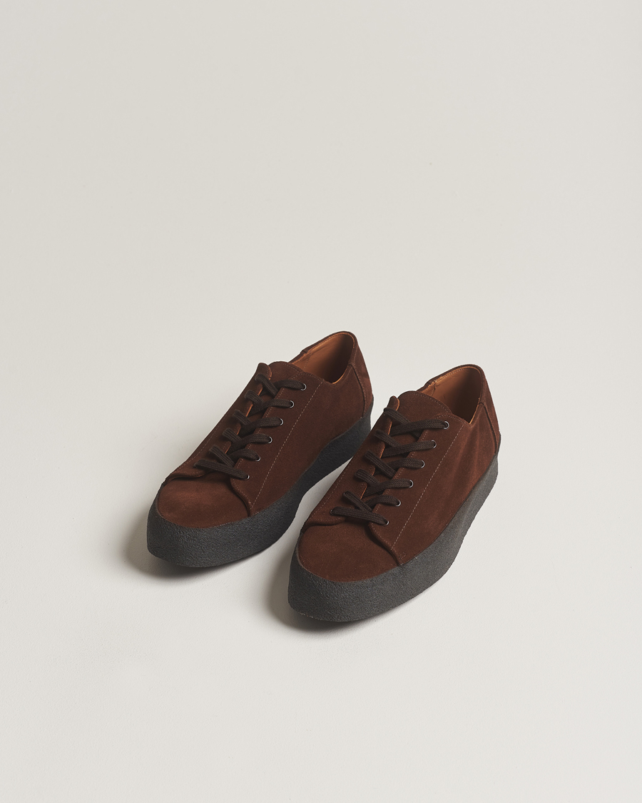 Herr | Sanders | Sanders | Ash Suede Monkey Shoe Polo Snuff