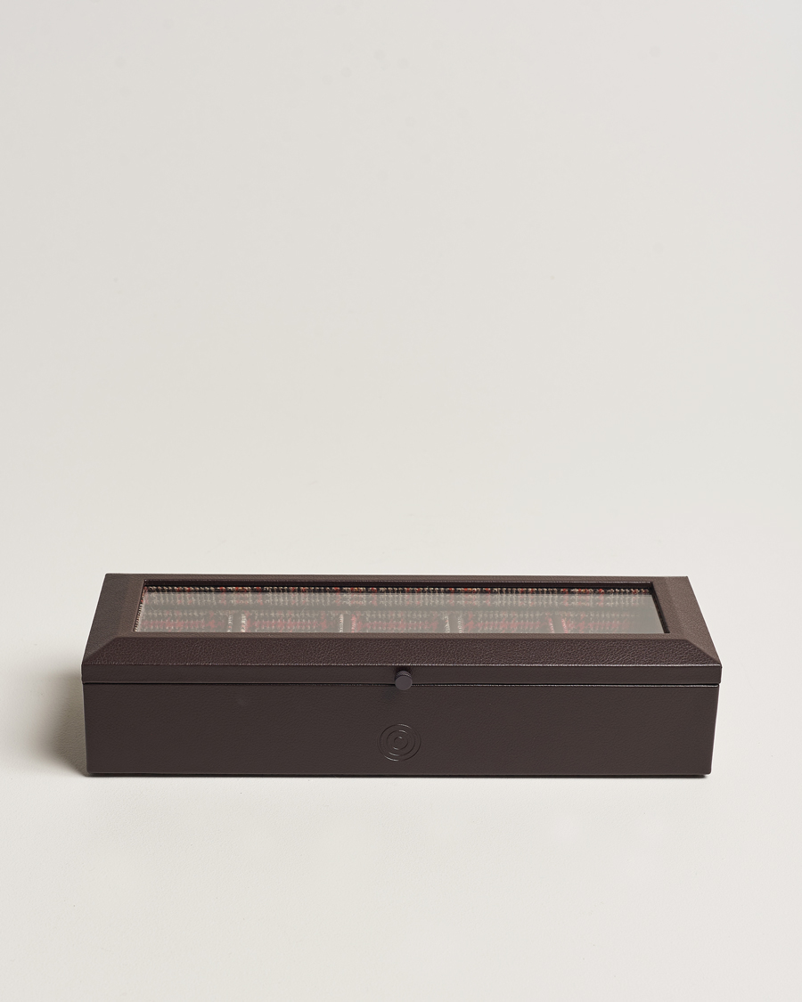 Herr |  | WOLF | WM Brown 5 Piece Watch Box Tweed Brown