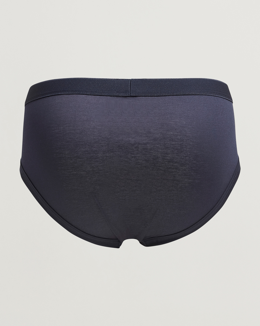 Herr | Underkläder | Zimmerli of Switzerland | Sea Island Cotton Briefs Navy