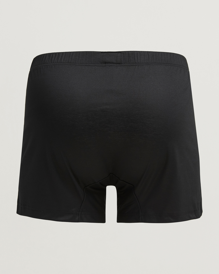 Herr | Underkläder | Zimmerli of Switzerland | Sea island Cotton Boxer Shorts Black