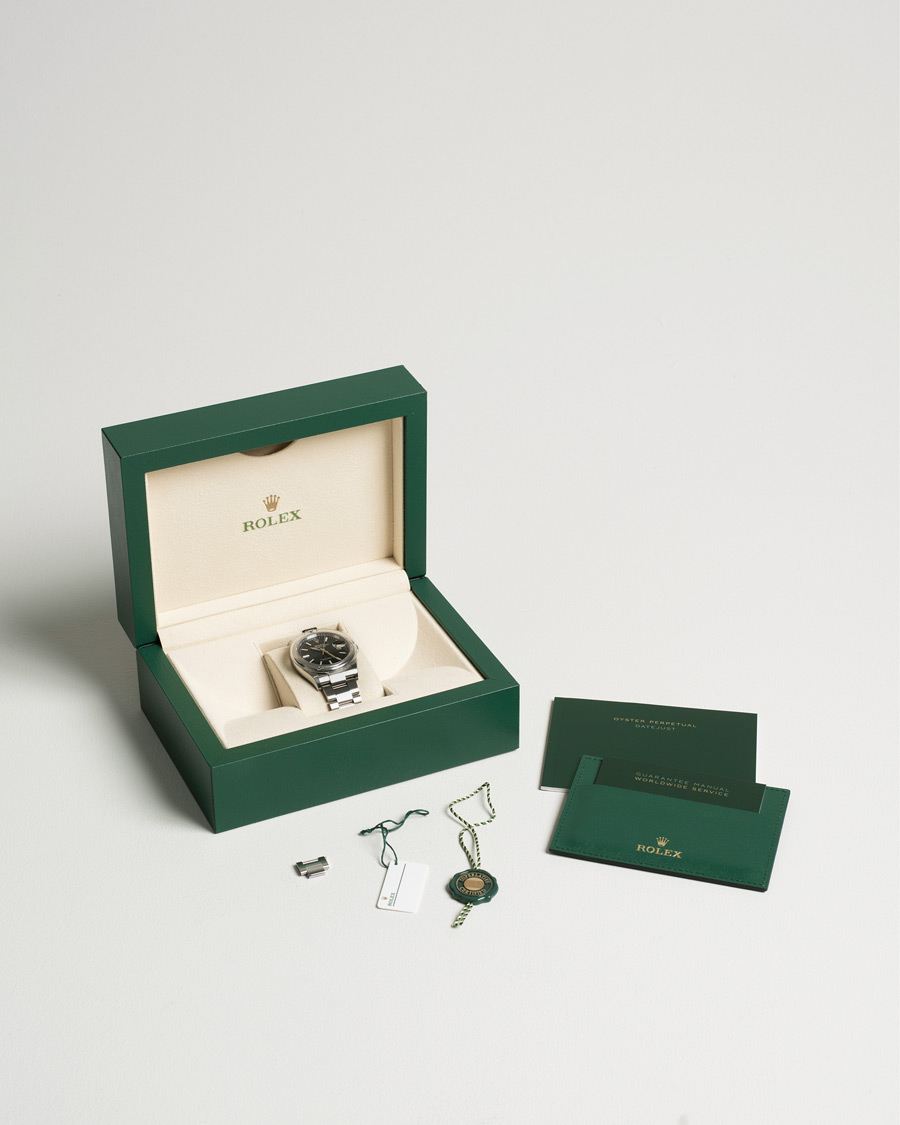 Herr | Rolex Pre-Owned Datejust Blue 126200 Silver | Rolex Pre-Owned | Datejust Blue 126200 Silver