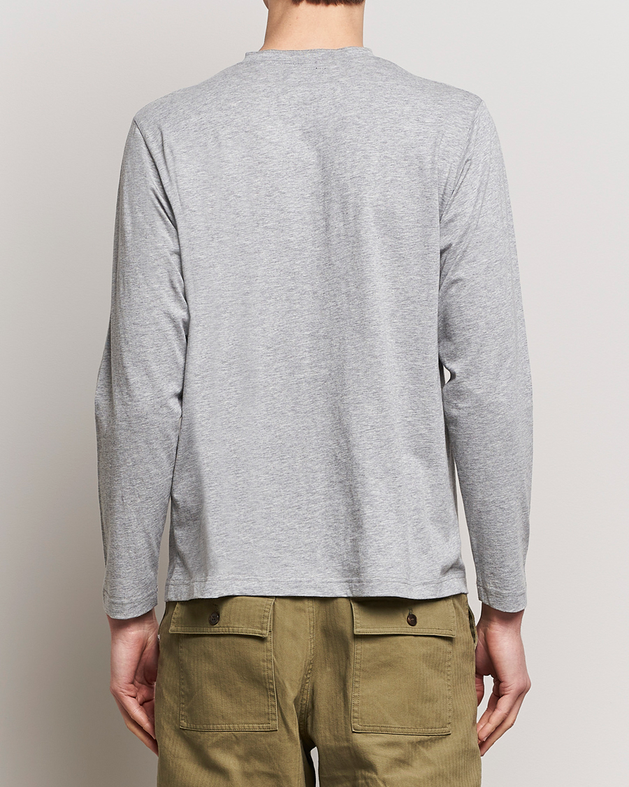 Herr | Tröjor | BEAMS PLUS | Cotton Henley Grey