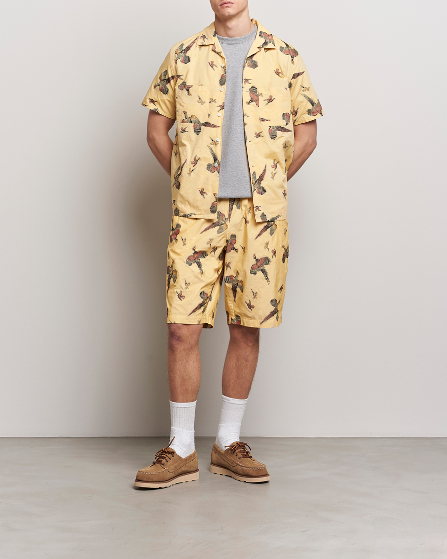 Herr | Shorts | BEAMS PLUS | Duck Jacquard Easy Shorts Yellow