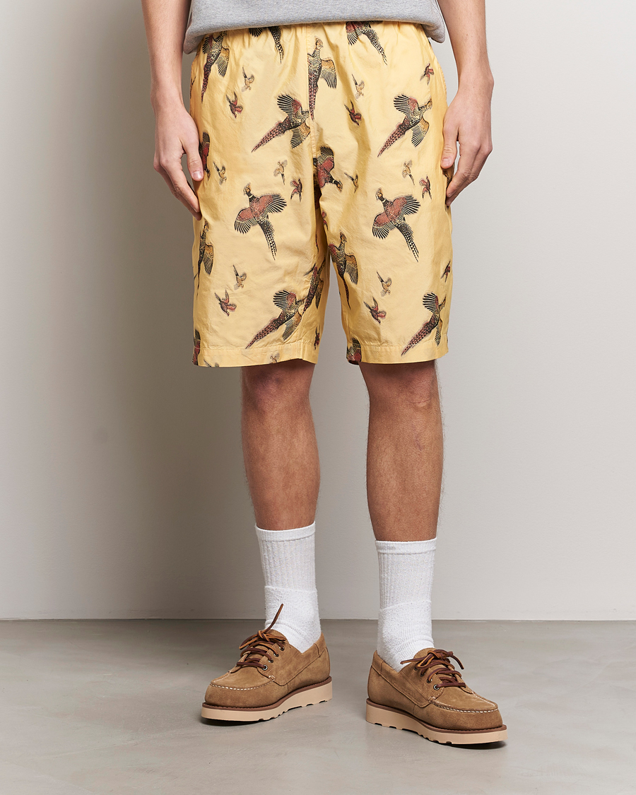 Herr | Japanese Department | BEAMS PLUS | Duck Jacquard Easy Shorts Yellow