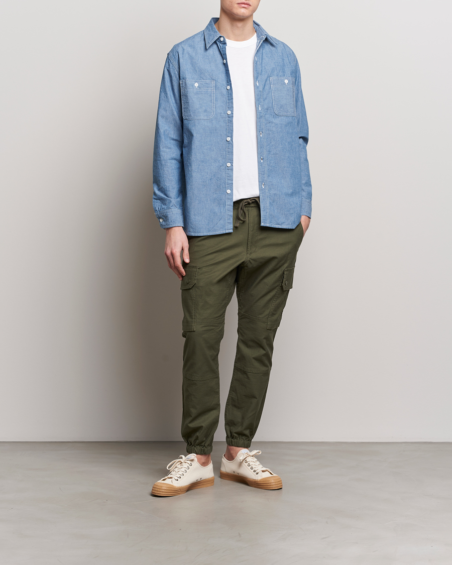 Herr | Byxor | BEAMS PLUS | 6 Pocket Gym Pants Olive