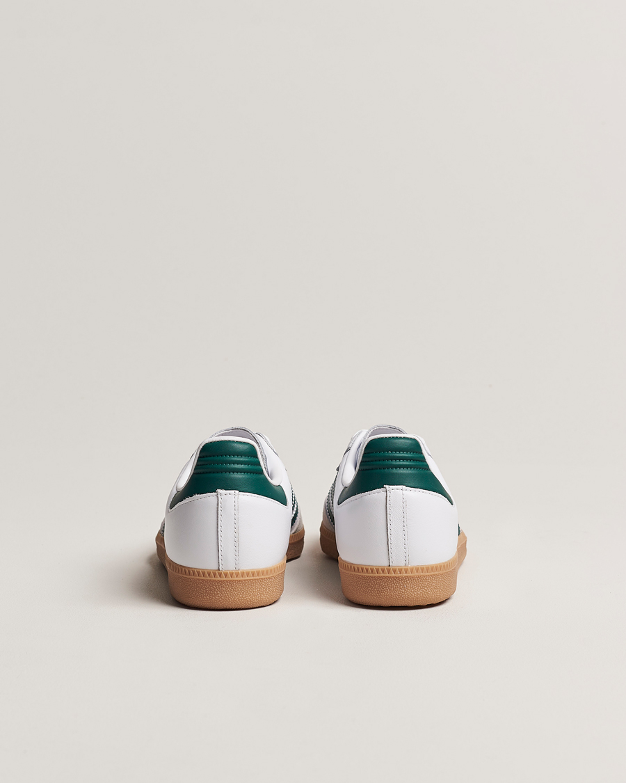 Herr | adidas Originals Samba OG Sneaker White/Green | adidas Originals | Samba OG Sneaker White/Green