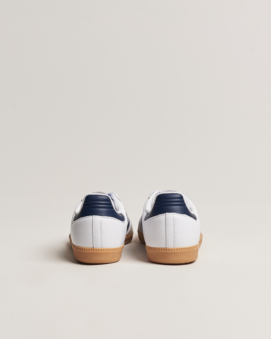 Herr | adidas Originals Samba OG Sneaker White/Navy | adidas Originals | Samba OG Sneaker White/Navy