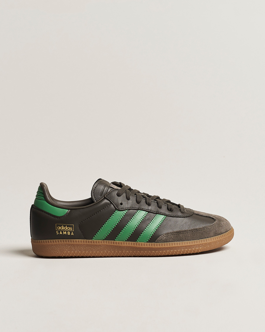 Herr | adidas Originals Samba OG Sneaker Brown/Green | adidas Originals | Samba OG Sneaker Brown/Green