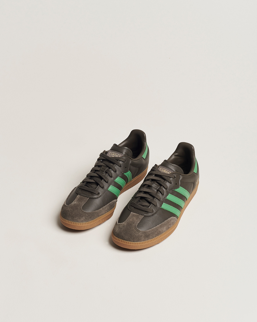 Herr | adidas Originals Samba OG Sneaker Brown/Green | adidas Originals | Samba OG Sneaker Brown/Green