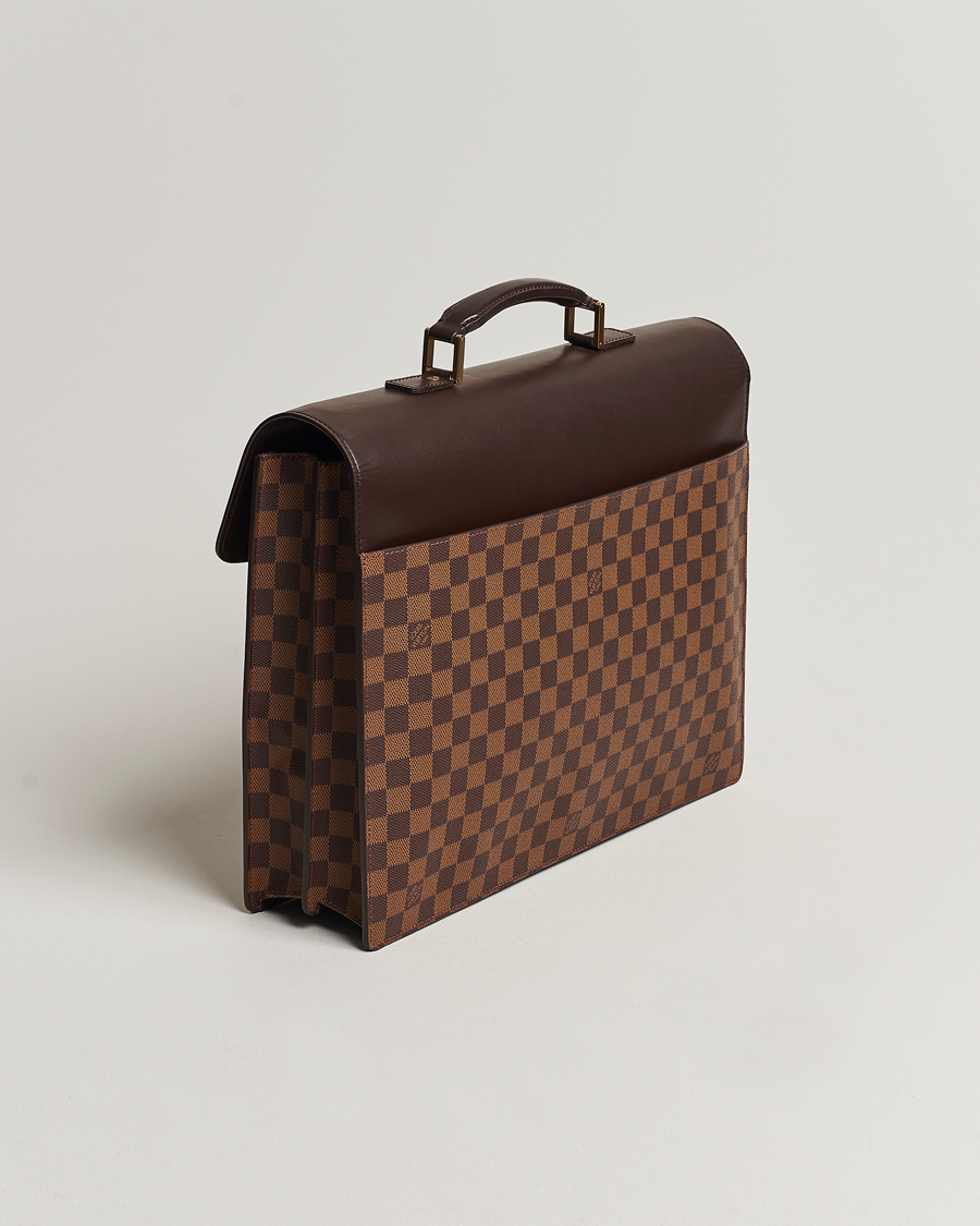 Herr | Louis Vuitton Pre-Owned Altona Briefcase Damier Ebene | Louis Vuitton Pre-Owned | Altona Briefcase Damier Ebene