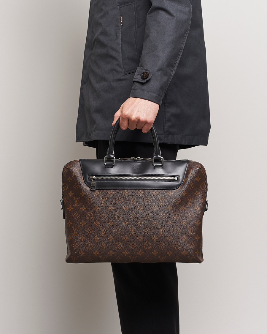 Herr | Louis Vuitton Pre-Owned Porte Documents Jour Document Bag Monogram | Louis Vuitton Pre-Owned | Porte Documents Jour Document Bag Monogram