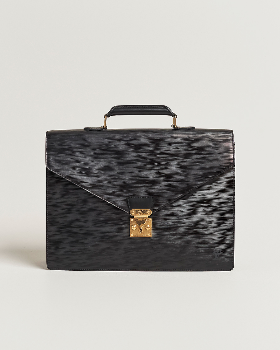 Herr | Louis Vuitton Pre-Owned Serviette Conseiller EPI Leather Briefcase | Louis Vuitton Pre-Owned | Serviette Conseiller EPI Leather Briefcase
