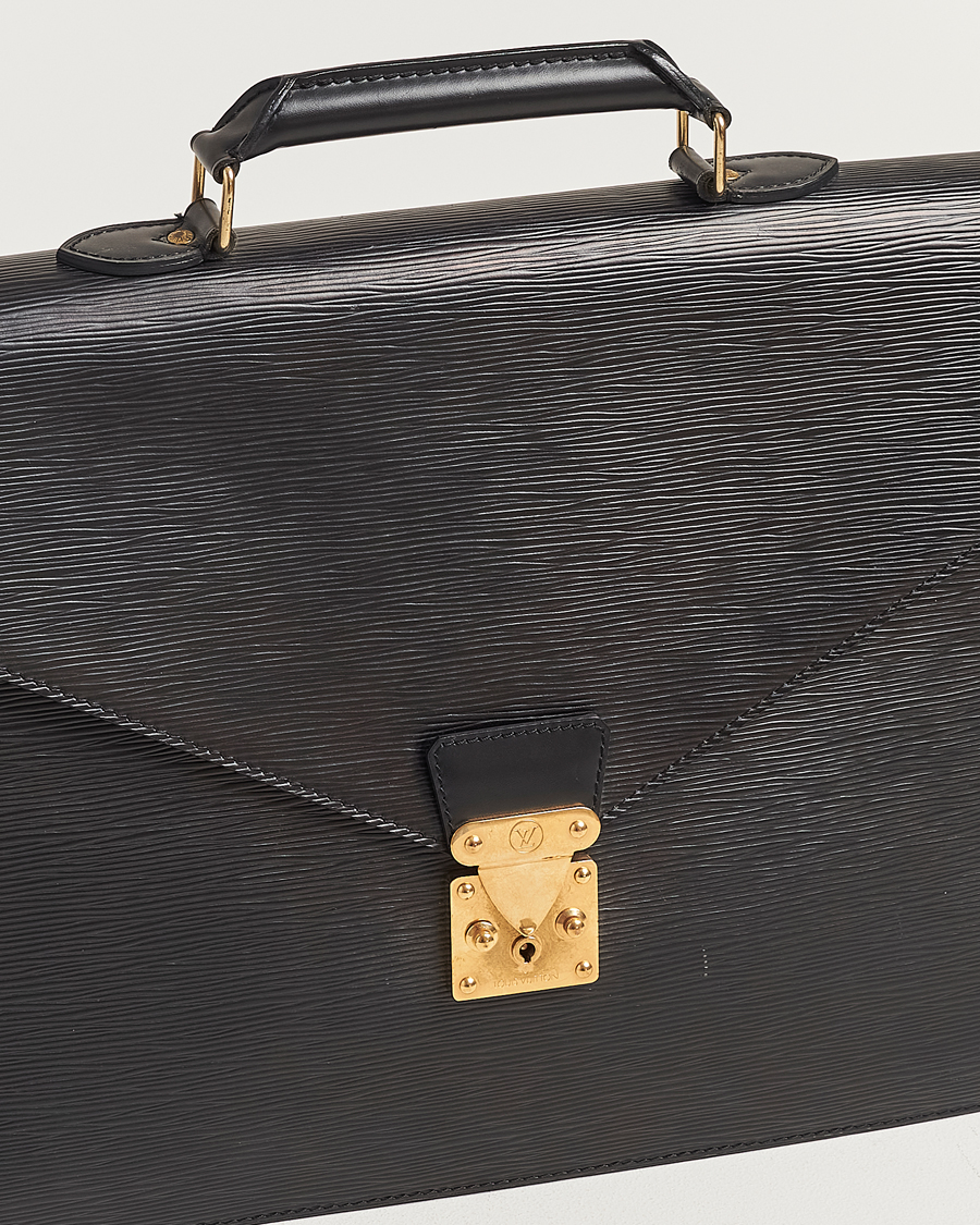 Herr | Louis Vuitton Pre-Owned Serviette Conseiller EPI Leather Briefcase | Louis Vuitton Pre-Owned | Serviette Conseiller EPI Leather Briefcase