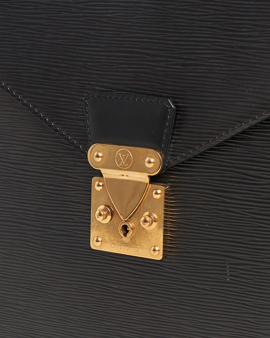 Herr | Louis Vuitton Pre-Owned Serviette Conseiller EPI Leather Briefcase | Louis Vuitton Pre-Owned | Serviette Conseiller EPI Leather Briefcase