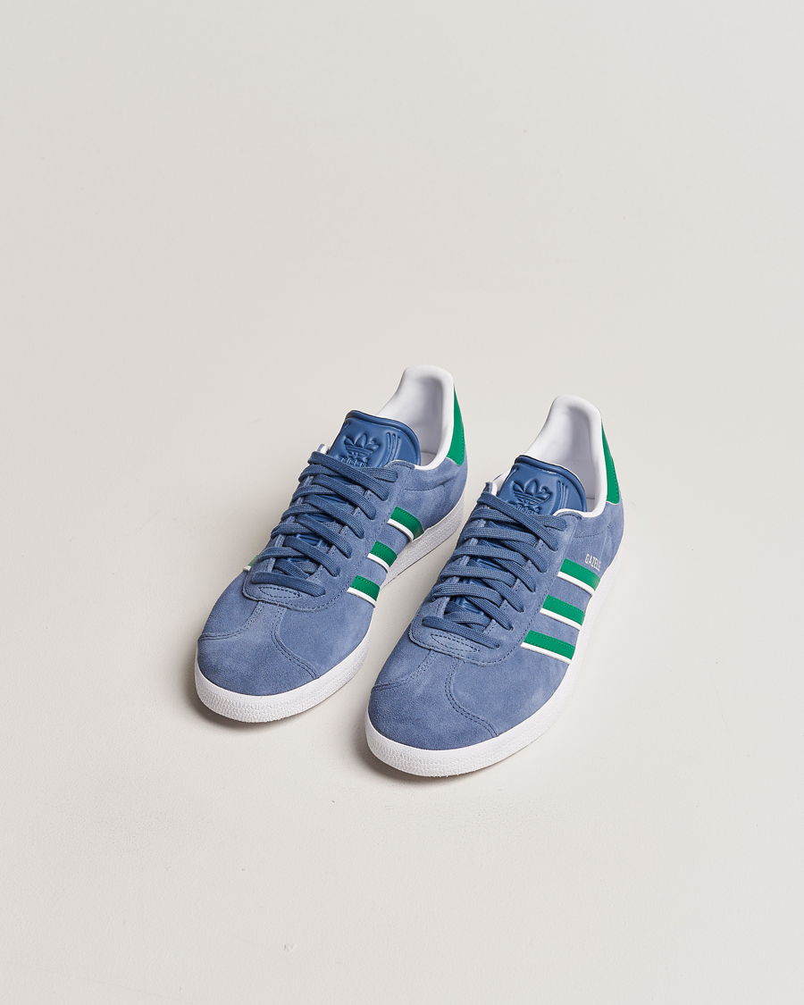 Herr | adidas Originals Gazelle Sneaker Blue/Green | adidas Originals | Gazelle Sneaker Blue/Green