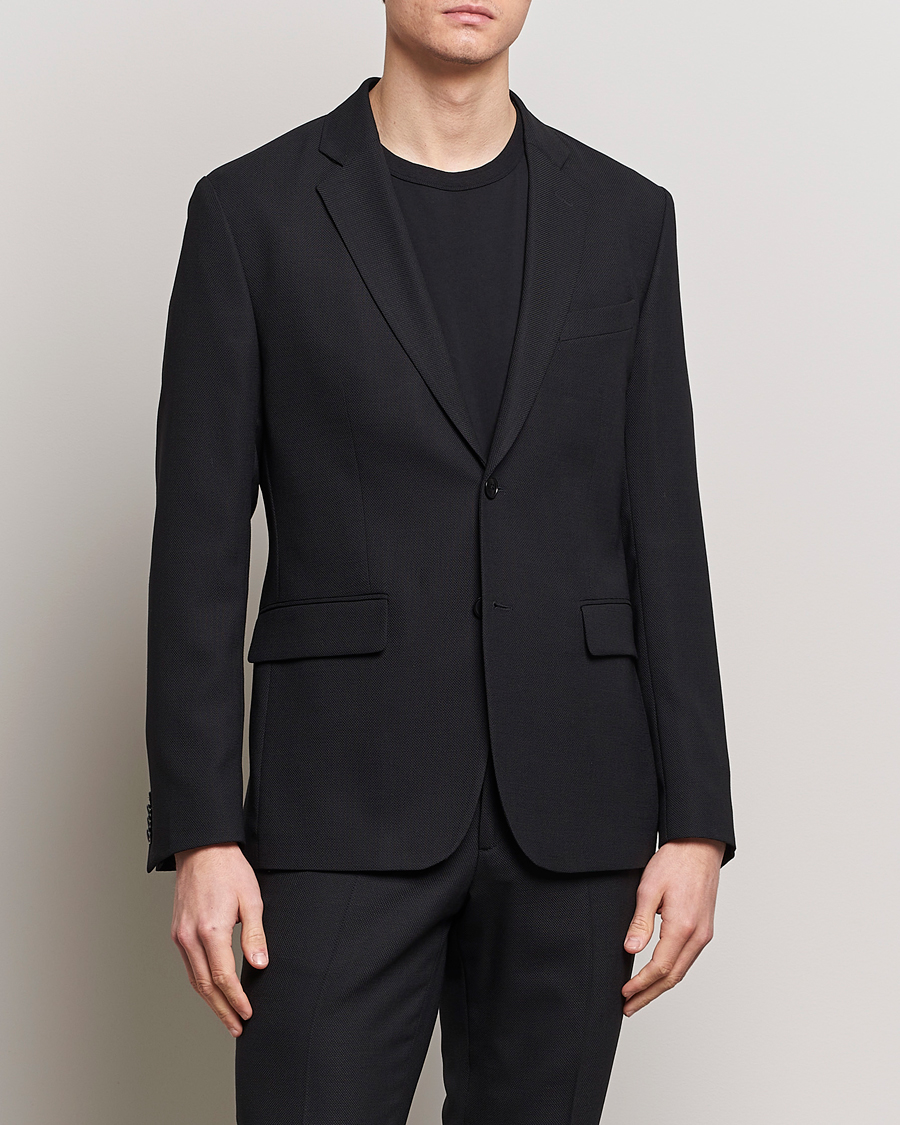 Herr | Kläder | J.Lindeberg | Hopper Active Hopsack Blazer Black