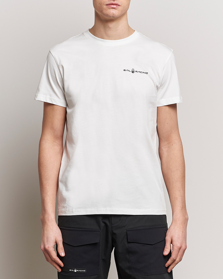 Herr | Kortärmade t-shirts | Sail Racing | Bowman Crew Neck T-Shirt Storm White