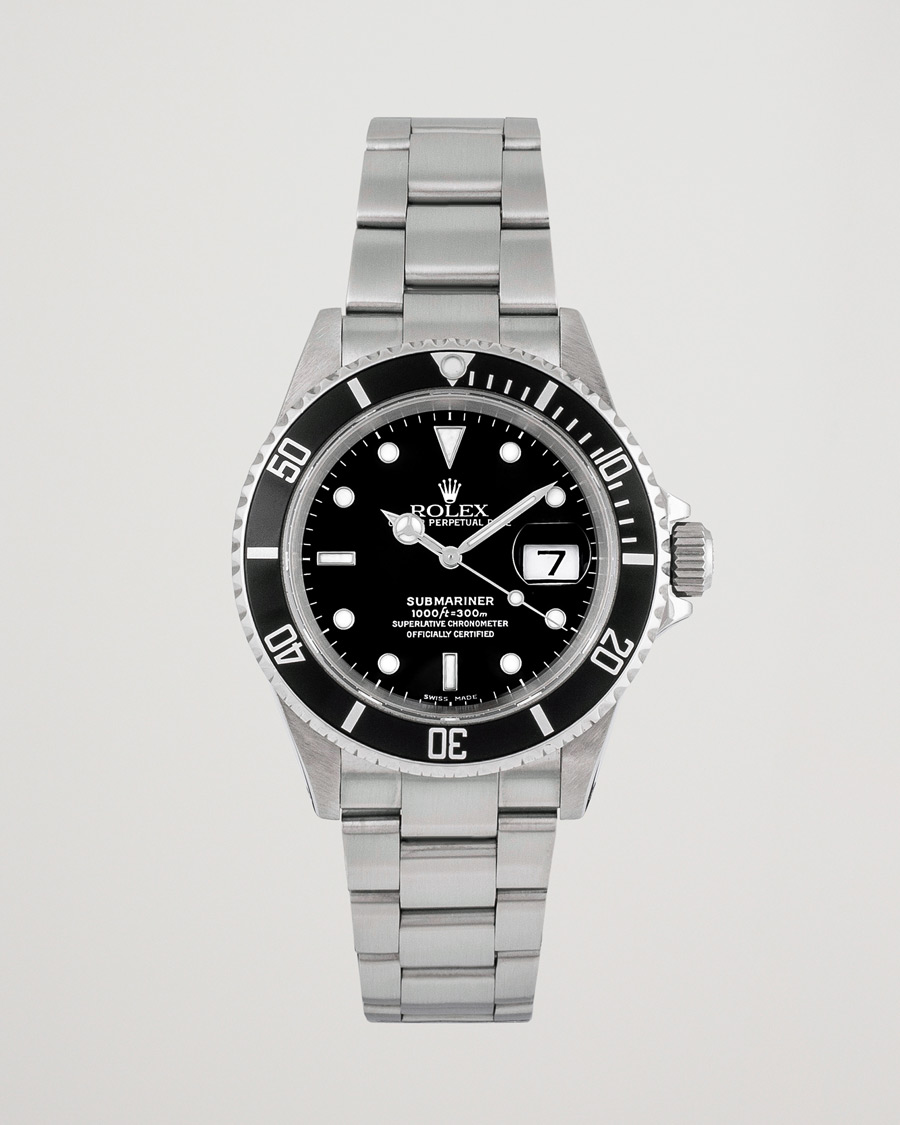 Herr | Rolex Pre-Owned Submariner 16610 Oyster Perpetual Silver | Rolex Pre-Owned | Submariner 16610 Oyster Perpetual Silver