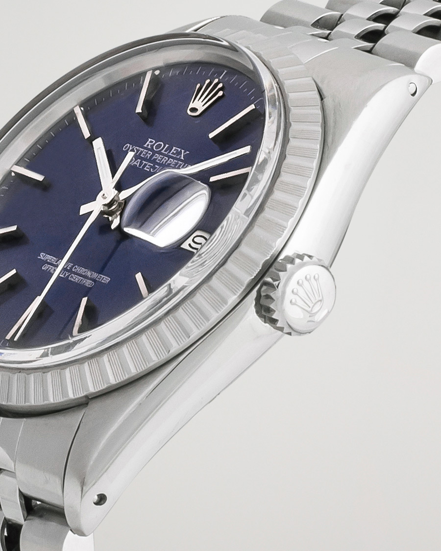 Herr | Rolex Pre-Owned Datejust 16030 Oyster Perpetual Blue Silver | Rolex Pre-Owned | Datejust 16030 Oyster Perpetual Blue Silver