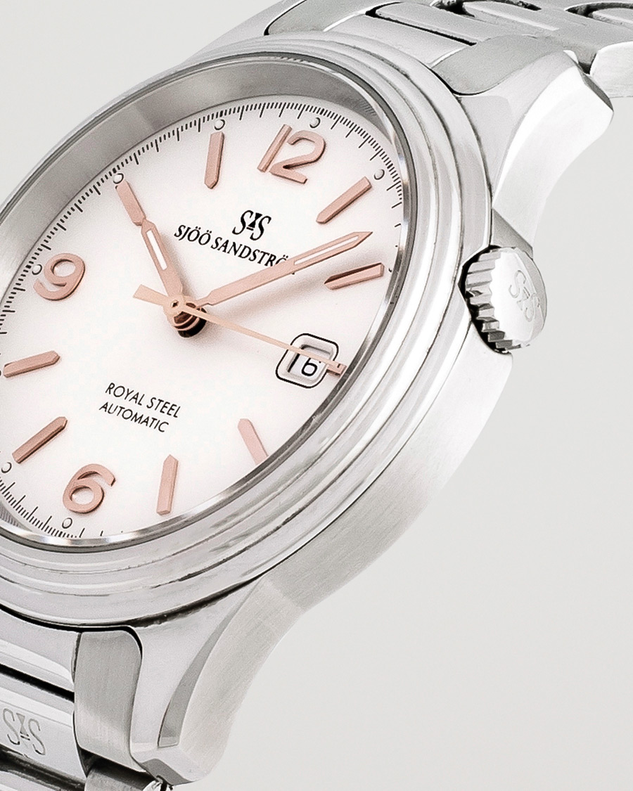 Herr | Sjöö Sandström Pre-Owned Royal Steel Classic 41mm Silver | Sjöö Sandström Pre-Owned | Royal Steel Classic 41mm Silver