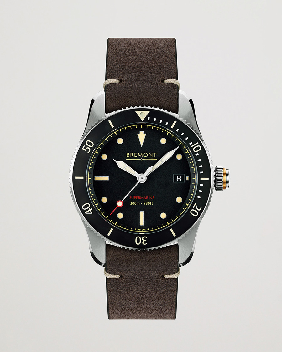 Herr | Bremont Pre-Owned S301 Supermarine 40mm Black Dial Silver | Bremont Pre-Owned | S301 Supermarine 40mm Black Dial Silver