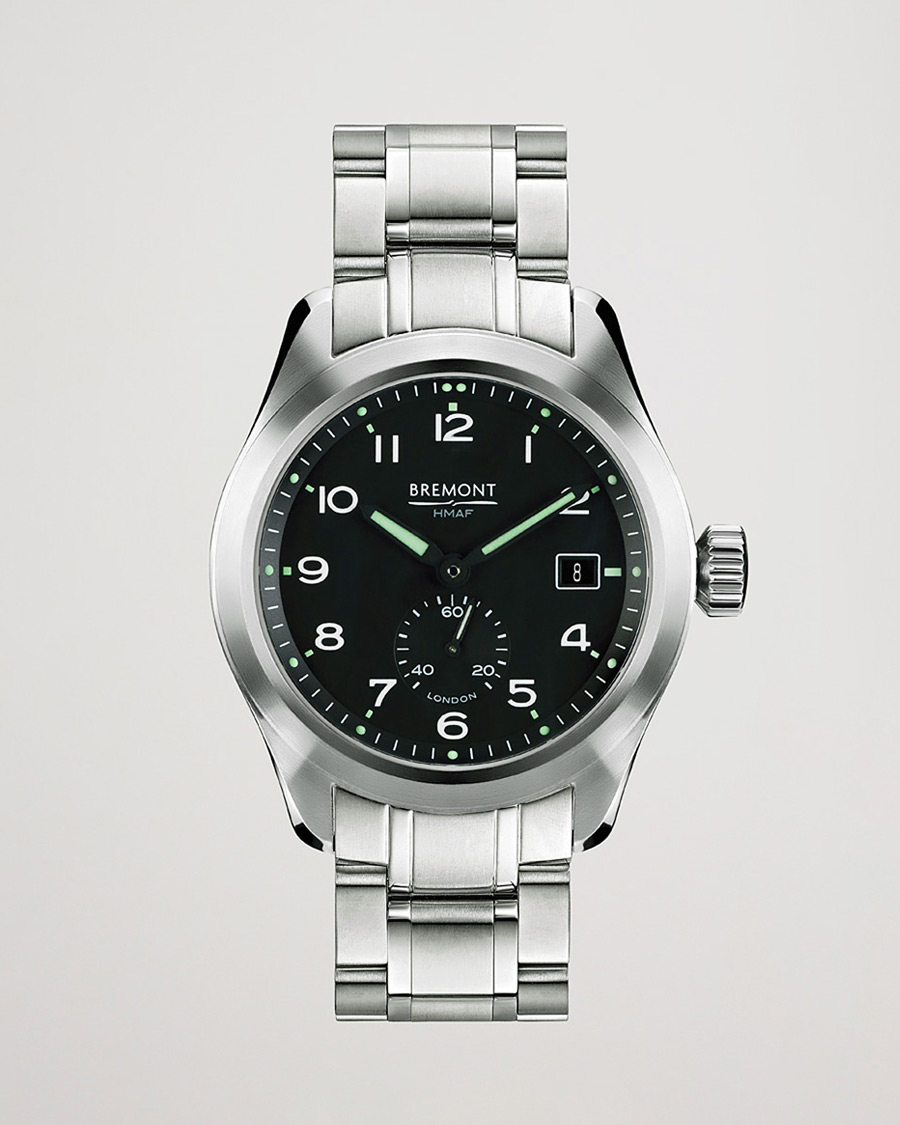 Herr | Bremont Pre-Owned Broadsword 40mm Steel Bracelet Black Dial Silver | Bremont Pre-Owned | Broadsword 40mm Steel Bracelet Black Dial Silver