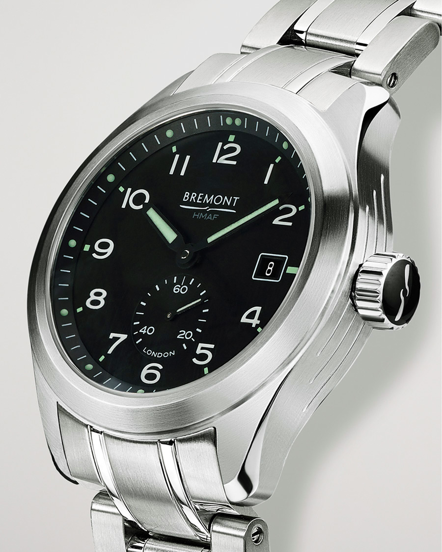 Herr | Bremont Pre-Owned Broadsword 40mm Steel Bracelet Black Dial Silver | Bremont Pre-Owned | Broadsword 40mm Steel Bracelet Black Dial Silver