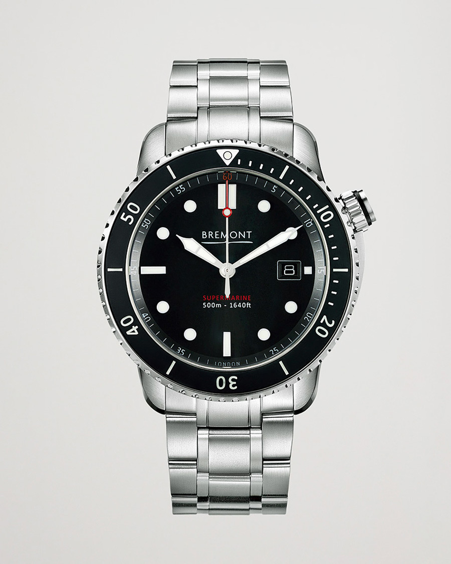 Herr | Bremont Pre-Owned S500 Supermarine 43mm Steel Bracelet Silver | Bremont Pre-Owned | S500 Supermarine 43mm Steel Bracelet Silver