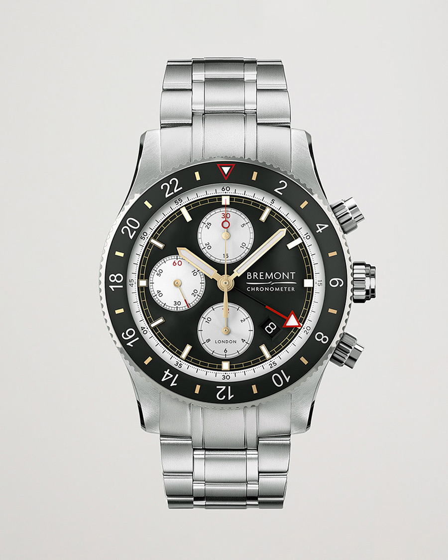 Herr | Bremont Pre-Owned Supermarine Chronograph 43mm Black Dial Silver | Bremont Pre-Owned | Supermarine Chronograph 43mm Black Dial Silver