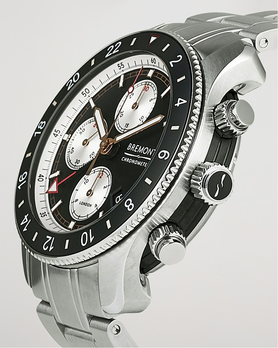 Herr | Bremont Pre-Owned Supermarine Chronograph 43mm Black Dial Silver | Bremont Pre-Owned | Supermarine Chronograph 43mm Black Dial Silver