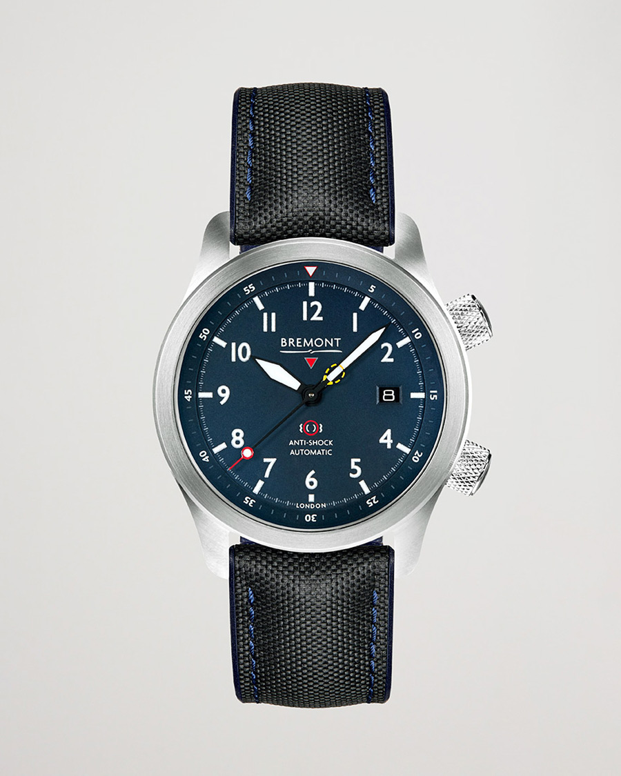 Herr | Bremont Pre-Owned MBII Pilot Watch 43mm Blue Dial Silver | Bremont Pre-Owned | MBII Pilot Watch 43mm Blue Dial Silver