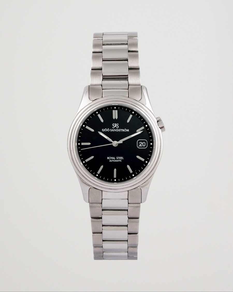 Herr | Sjöö Sandström Pre-Owned Royal Steel Classic 36mm 1636-1 Silver | Sjöö Sandström Pre-Owned | Royal Steel Classic 36mm 1636-1 Silver