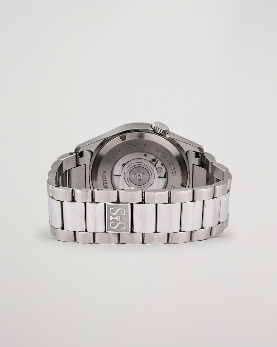 Herr | Sjöö Sandström Pre-Owned Royal Steel Classic 36mm 1636-1 Silver | Sjöö Sandström Pre-Owned | Royal Steel Classic 36mm 1636-1 Silver