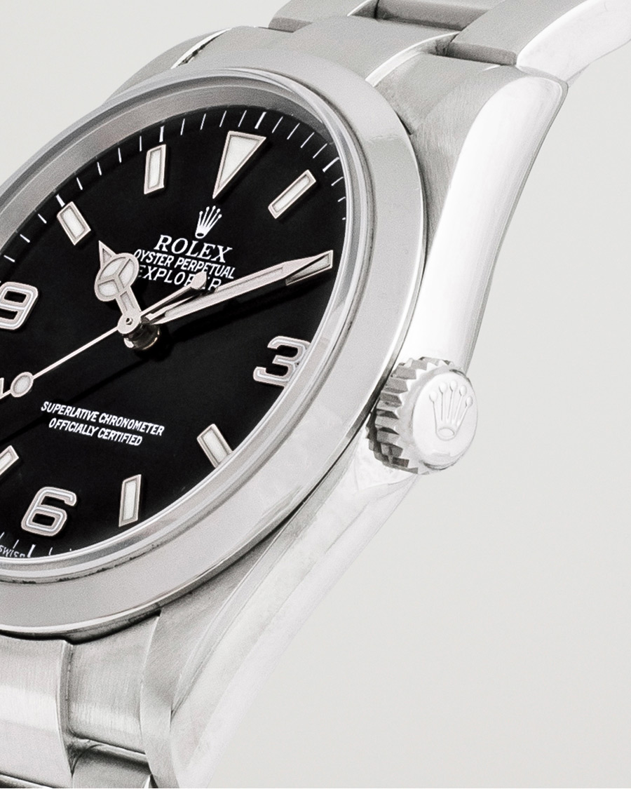 Herr | Rolex Pre-Owned Explorer 114270 Oyster Perpetual Silver | Rolex Pre-Owned | Explorer 114270 Oyster Perpetual Silver