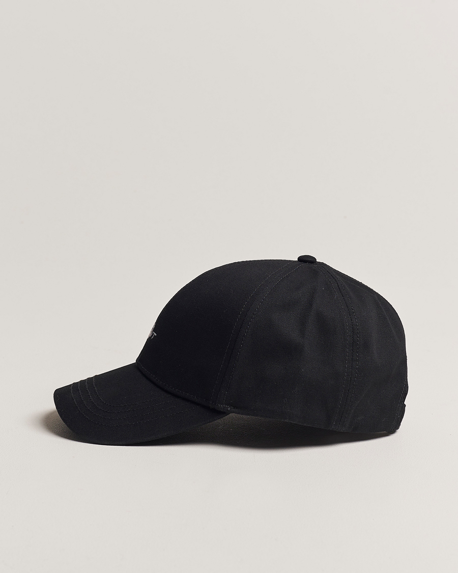 Herr | Kepsar | GANT | High Cotton Twill Cap Black